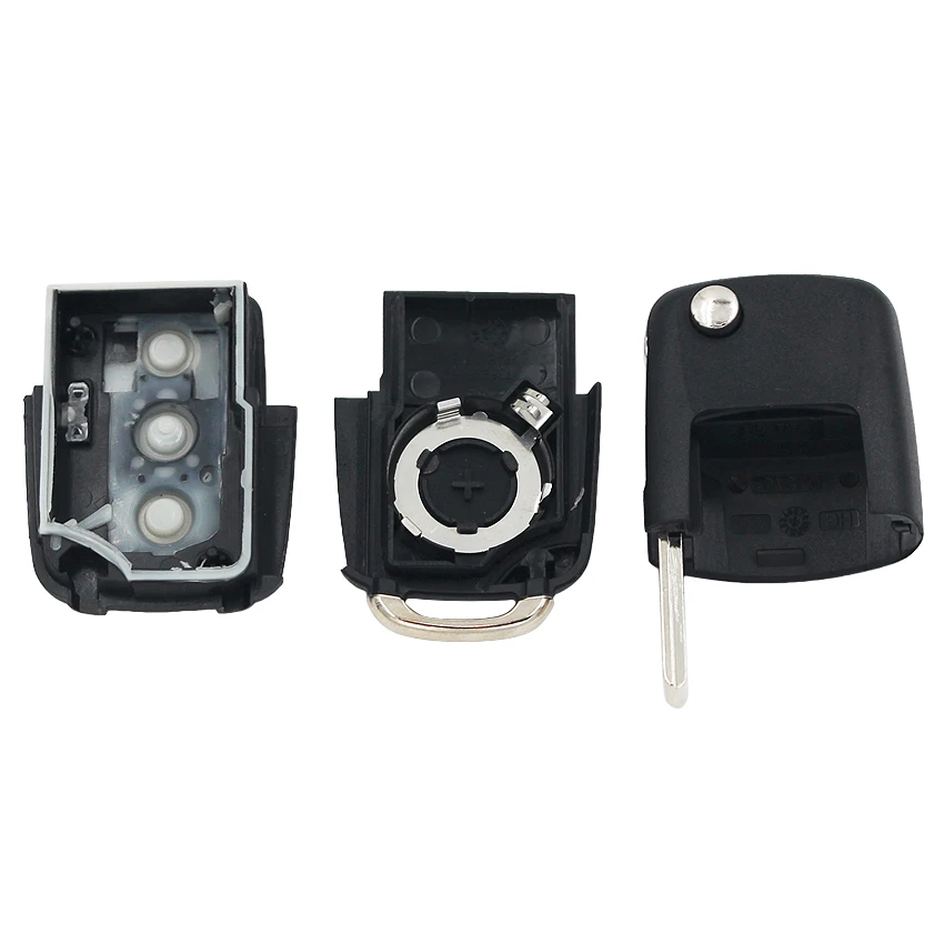 Откидной складной чехол для ключей с дистанционным управлением 3 кнопки Volkswagen VW