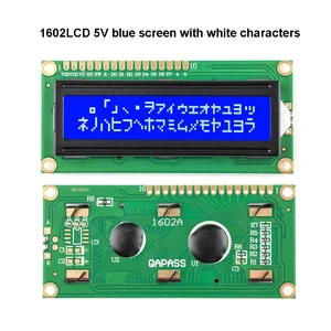 LCD1602 1602 LCD Module Blue/Yellow Screen 16x2 Character LCD Display PCF8574T PCF8574 IIC I2C Interface 3.3/5V for arduino
