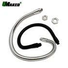 Гибкий металлический держатель, 2 шт., диаметр 10 мм, led гусиная клетка 20-60 см, M8M10, универсальный шланг, трубка из змеиной кожи для DIY, настольная лампа, зажимные лампы