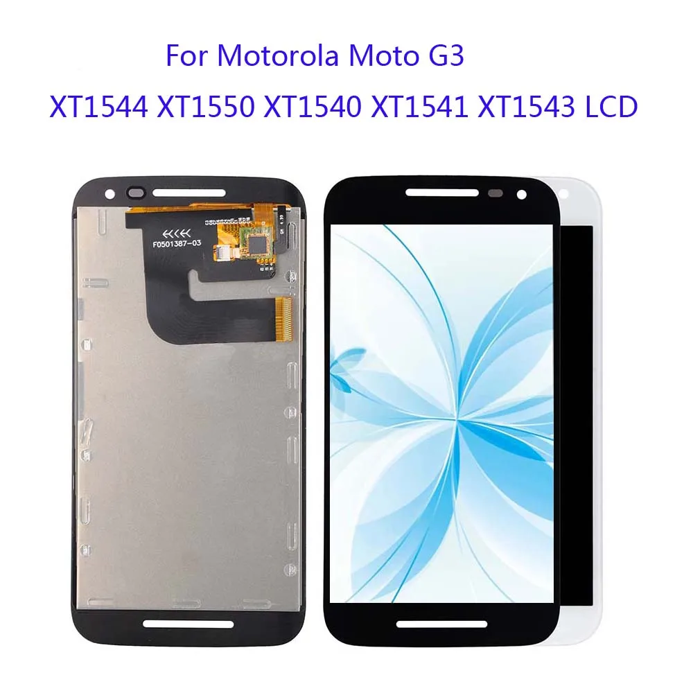 5 0 &quotЖК дисплей для Motorola Moto G3 ЖК сенсорный экран XT1544 XT1550 XT1540 XT1541 XT1543 дигитайзер в