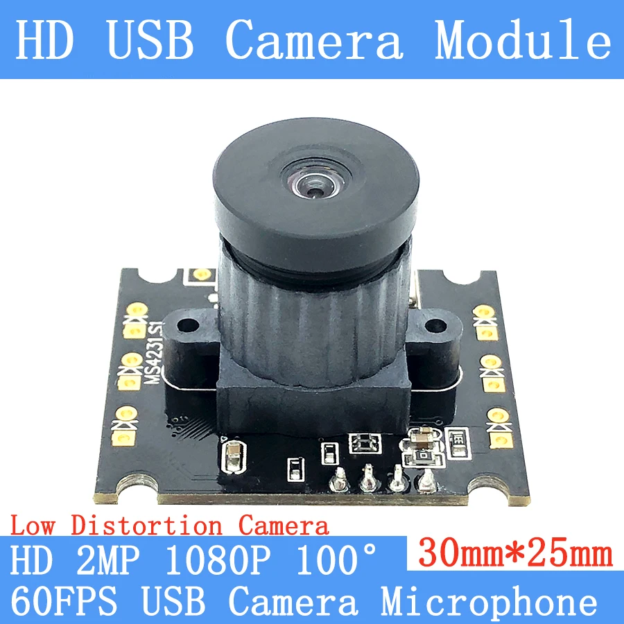 Высокоскоростной USB модуль для камеры 2 Мп 100 ° starlight 1080P HD MJPEG 60fps OTG UVC веб камера