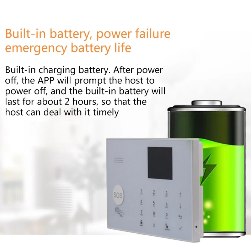 

B2RC Burglar Alarm System Security Wireless Camera for Home with WiFi+4G Remote Alarm