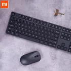 Набор для клавиатуры и мыши Xiaomi eco chain Office, 104 клавиш, 2,4 ГГц, Windows, ПК, MAC, Портативная USB-клавиатура
