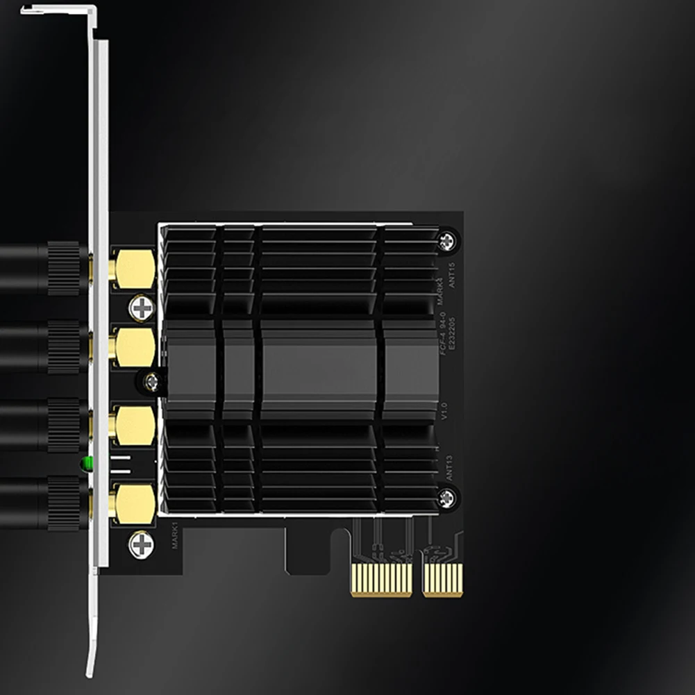 

Network Card Desktop Built-in Pcie Gigabit Wireless Network Dual-band 1750M Desktop Bluetooth 4.0 Electronic Items