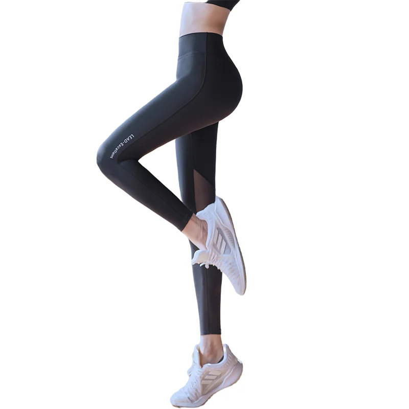 Новые модные штаны для йоги с девятью точками подтягивающие бедра колготки