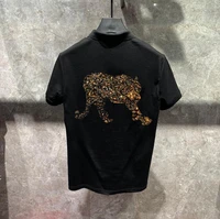 Male polo shirt Short Sleeve Breathable polo shirt Brand clothing New Hot drill Men Polo Shirt Men Business Casual Diamond