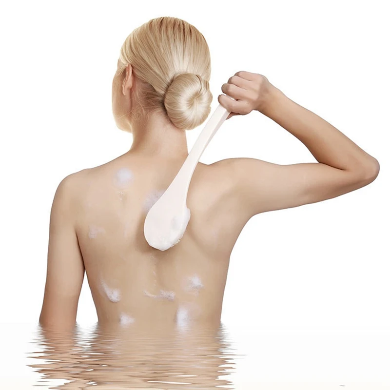 

Long Handle Exfoliating Body Shower Back Brush Massage Scrubber