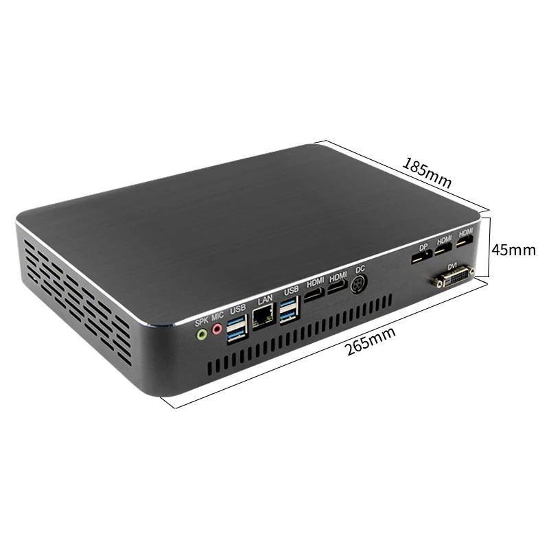 Toptop новые игровые безвентиляторный мини ПК Core i9 9900 i7 9700 i5 9400F GTX 1650 4GB GDDR6 DDR4 Windows 10