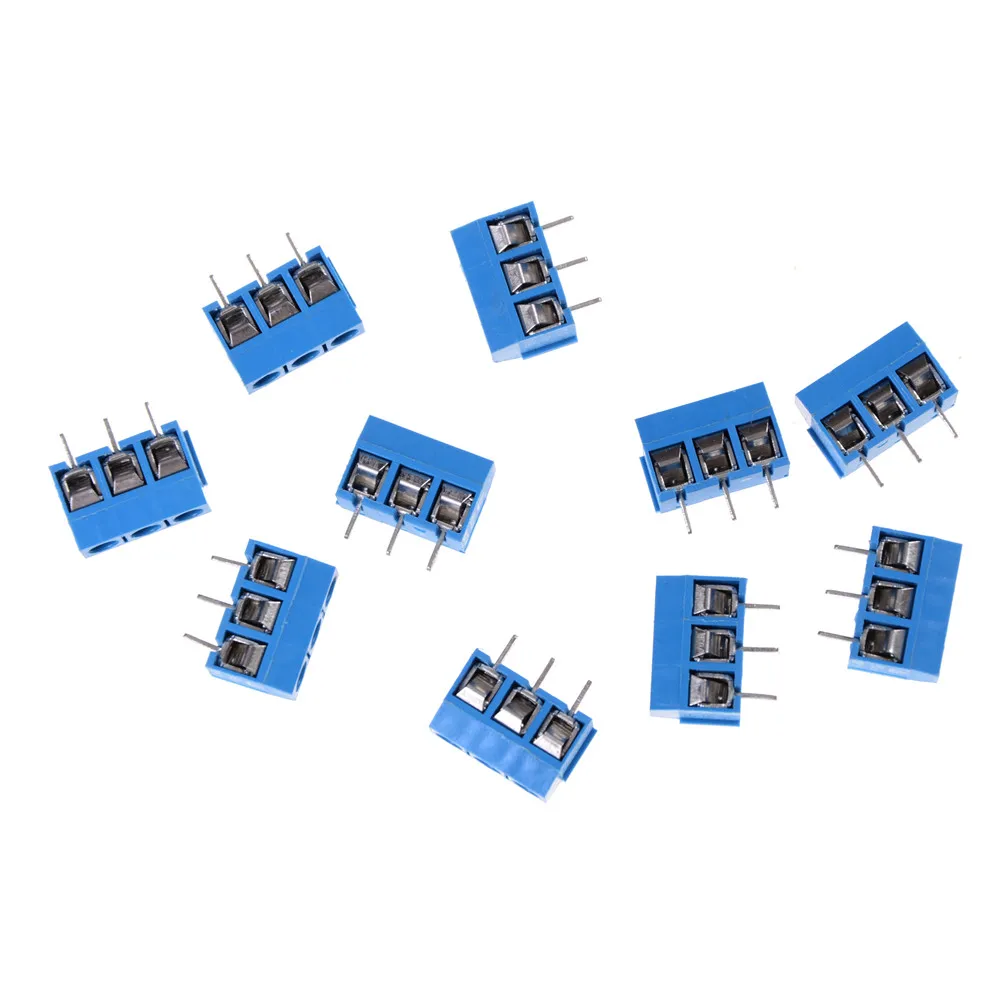 ZLinKJ 10 шт./лот 5 0 мм KF301-3P шаг прямой штифт PCB 3 штифта Клеммная колодка Разъем |