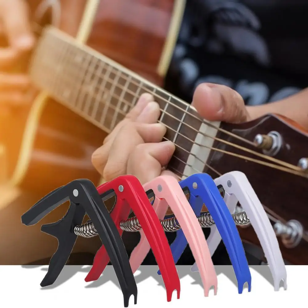 

Universal Guitar Capo Ukulele Capo ABS Accurate Capo Musical Instrument Accessories For Acoustic Electric Tuning Clamp