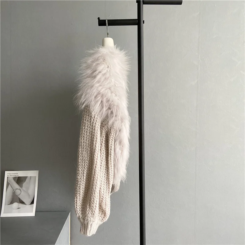 

2021 New Coat Fashion Genuine Fur Winter Pullover Lady Coat Natural Fur
