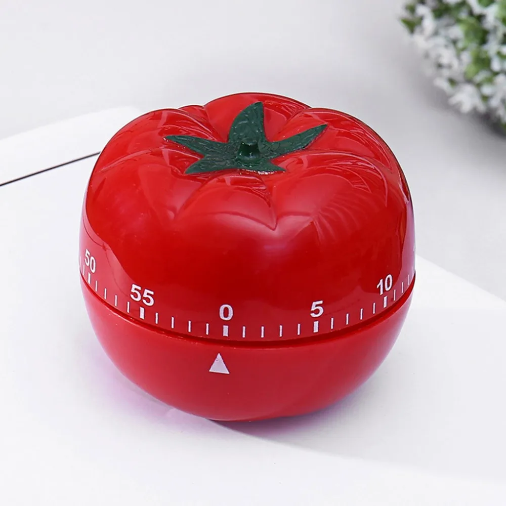 TOMATO Mechanical Kitchen Timer Game Count Down Counter Alarm Cooking Tool 60 minutes Temporizador hour meter Minuterie timer Q4 | Дом и сад