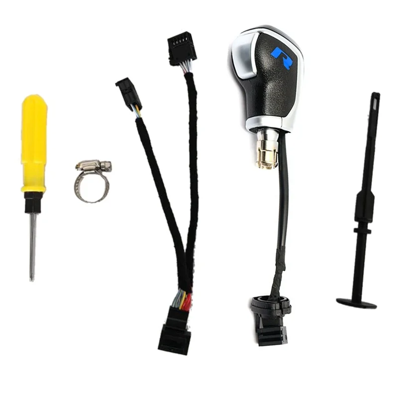 

Рычаг переключения передач, для автомобилей электронных рукоятка переключения, со светодиодный Ной подсветкой, АКПП, Passat Tiguan golf series