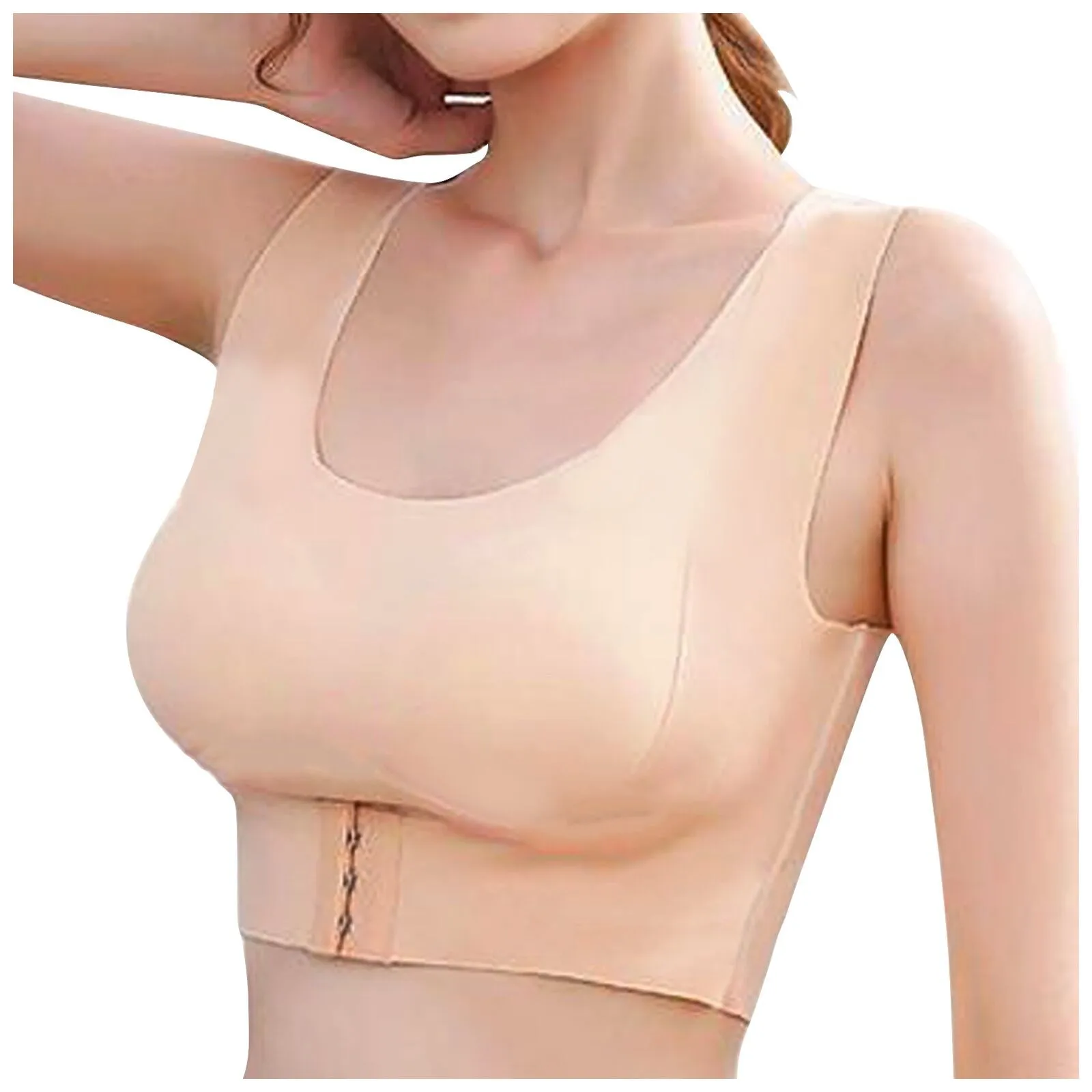 

Women Bra Posture Corrector Bralette Front Closure Bras Fitness Vest Push Up Bra Female Brassiere Underwear Cross Back Tank Tops