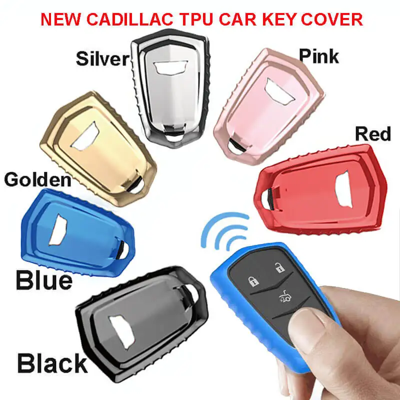 Роскошный мягкий чехол для автомобильного ключа из ТПУ разных цветов защитный 2016