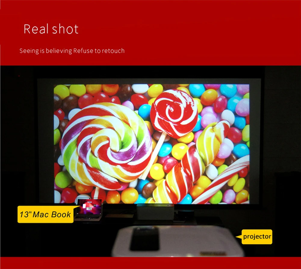 NEW VCHIP ST8 4K Projector mini Proyector For Home Theater LED LCD Supports 1080P WiFi Bluetooth TV USB 3D Portable Media Player |