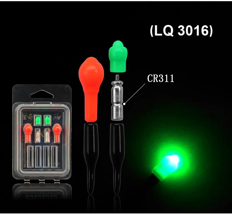 2PCS Electronic Light Stick Night Fishing Float Rod Light Water Proof Fish Gathering Glow Lamp Lights Luminous Sticks CR311 B332