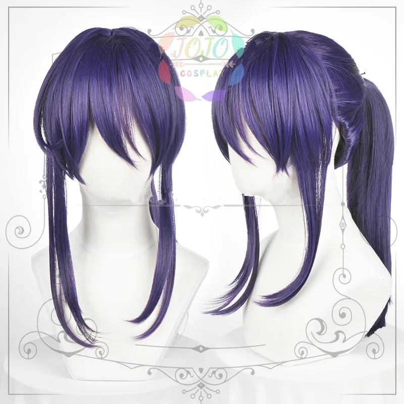 

Ensemble Stars Souma Kanzaki Purple Long Ponytail Anime Synthetic Hair Carnival Halloween Party Role Play Cosplay + Free Wig Cap