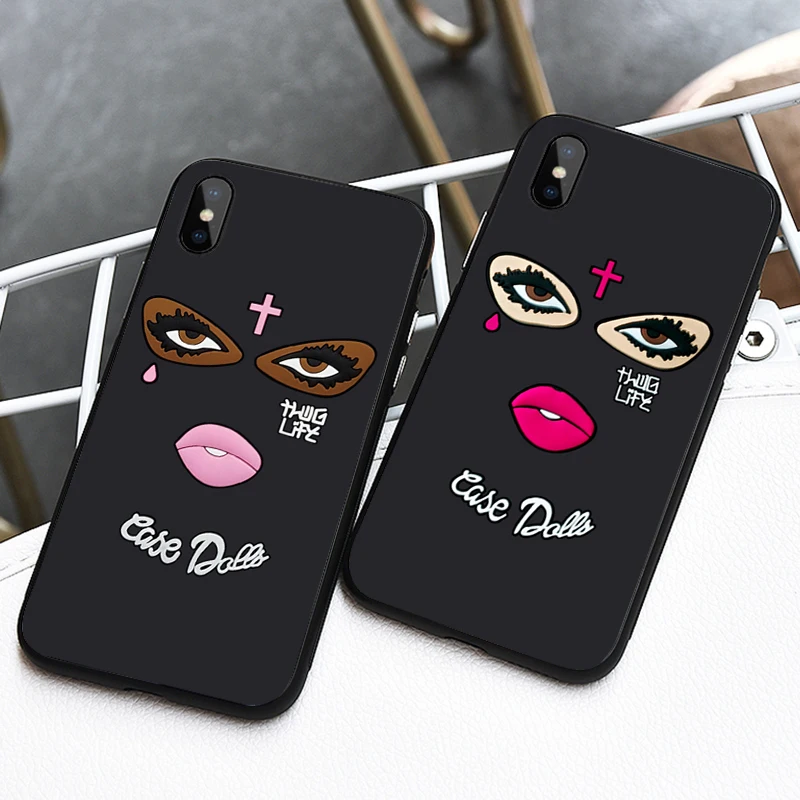 Мягкий чехол Goon Thug Life с масками для телефона IPhone 12 Pro Max Mini 11 XS X 6s 6 7 8 Plus 5 SE XR девочка