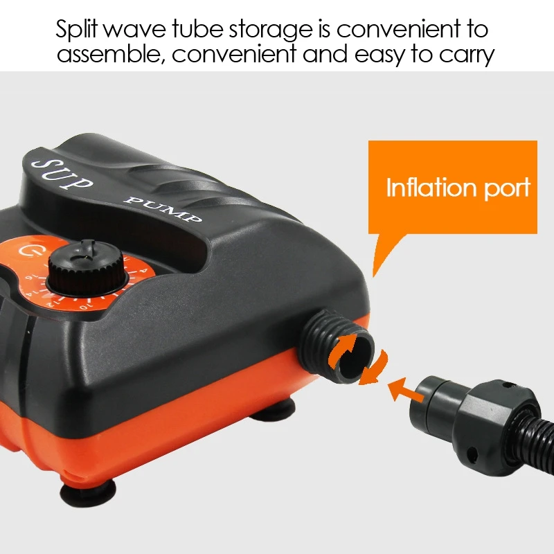 

12V Paddle Board Air Pump SUP-Inflatable Pump 16PSI Air Inflator for Outdoor Boats, Tent, Surfboard