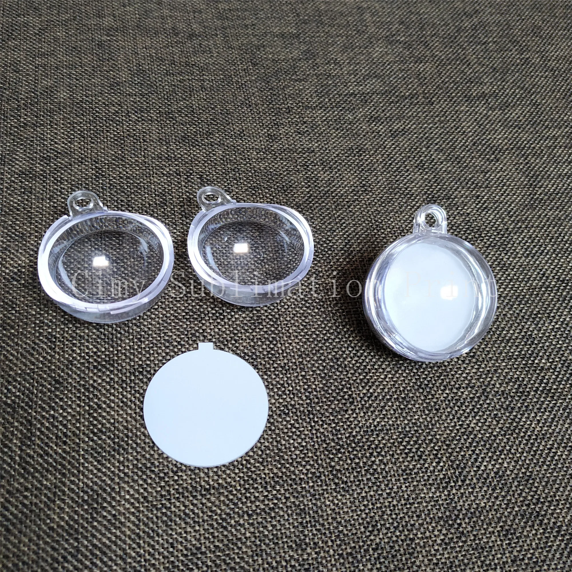 12 шт./лот пустой сублимации круглый украшениями круглой формы для чернила