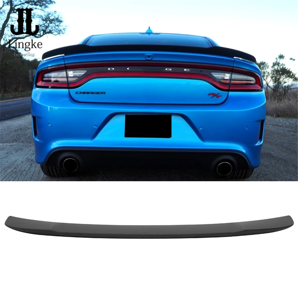 Для Dodge charger SRT8 Hellcat заподлицо спойлер багажника черный матовый АБС пластик 2015 2016