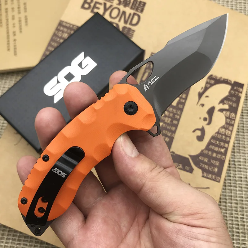 Складной нож SOG 2 стиля тактический карманный Клинок с рукояткой G10 лезвие D2