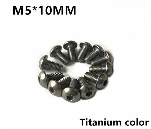 

12Pcs Titanium Bolts M5x10mm M5X16MM Screw Bolt for Disc Brake Rotors Mountain Bike&Road Bike T20 Torx Head