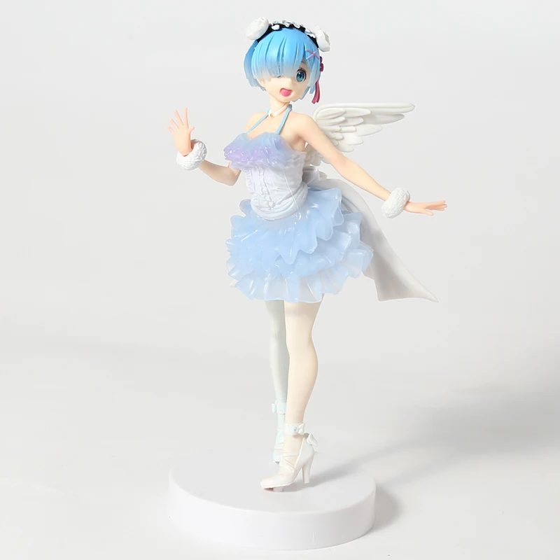 

Re Zero Starting Life in Another World Rem Ram Clear&Dressy Decoration Figure Collectible Toy