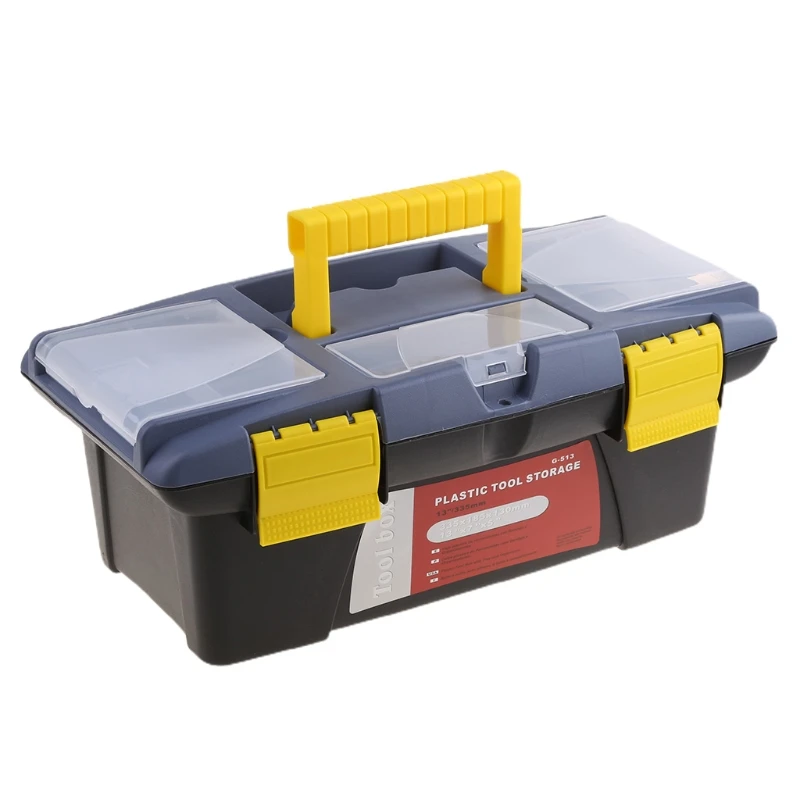 

L9BE Plastic Hardware Toolbox Household Multifunction Maintenance Toolbox Tool Case