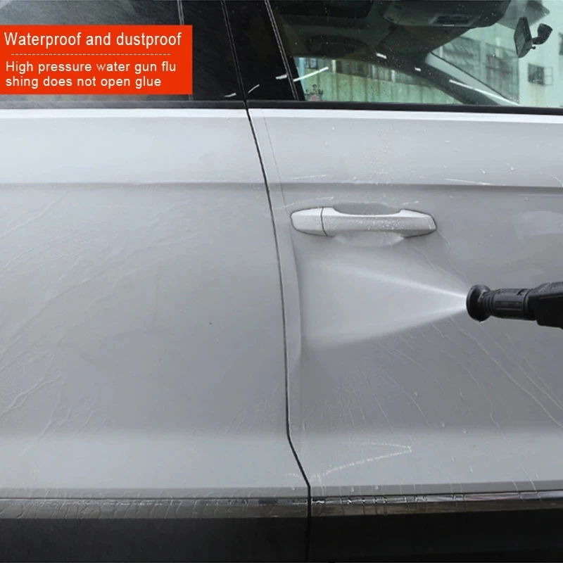 Автомобильные наклейки для защиты края двери Наклейка порога прозрачная