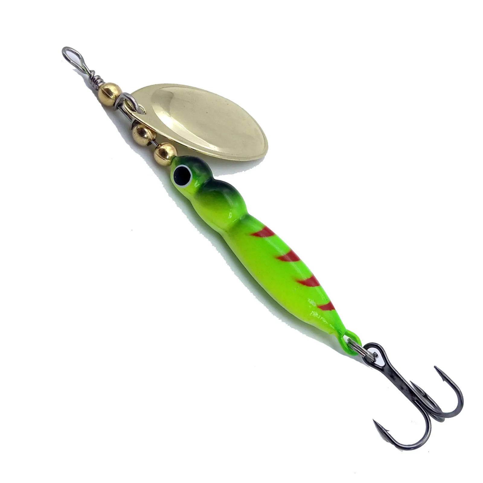 

1pcs Rotating Metal Spinner Fishing Lures 15g Sequins Iscas Artificial Hard Bait Crap Bass Pike Fishing Tackle