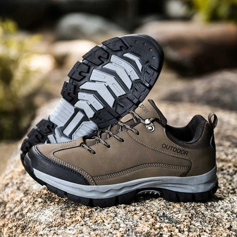 

Men Waterproof Hiking Shoes Mountain Climbing Shoes Outdoor Hiking Boots Trekking Sport Sneakers Zapatillas Hombre