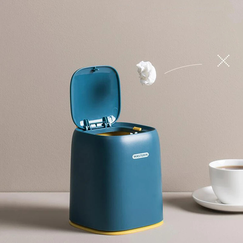 Настольный мусорный бак для дома гостиной органайзер кухни мини офисный