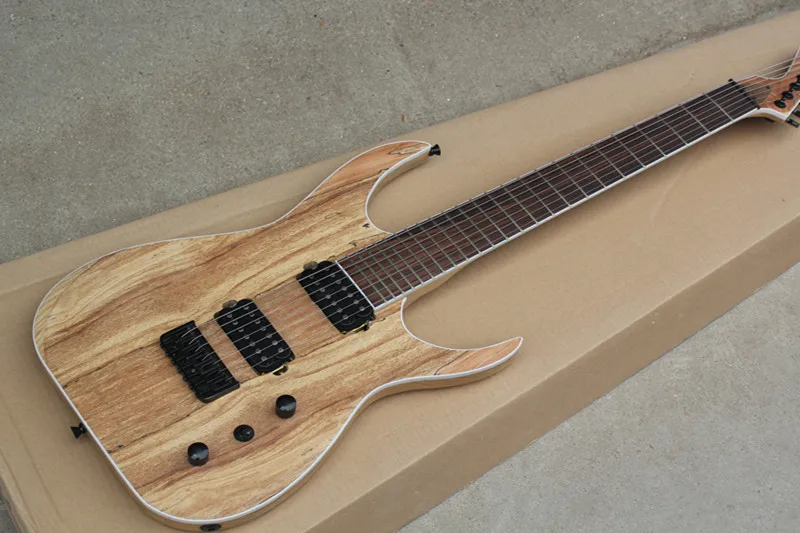 Высококачественная Заводская электрическая гитара на заказ с черной фурнитурой