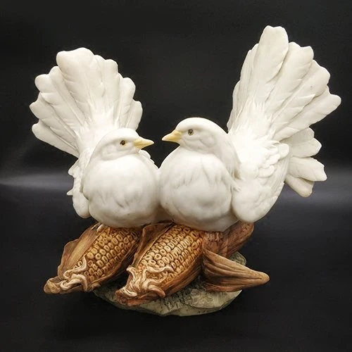 

Pigeons Figurine Statue Resin Handmade Art Decorative Dove Sculpture Wedding & Party Gifts Home Accessories Desk Decorations