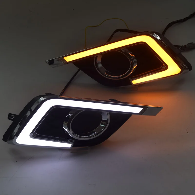 car-styling For Nissan Sentra 2016 2017 LED driving DRL with Daytime Running Light style Daylight Fog Head Lamp | Автомобили и