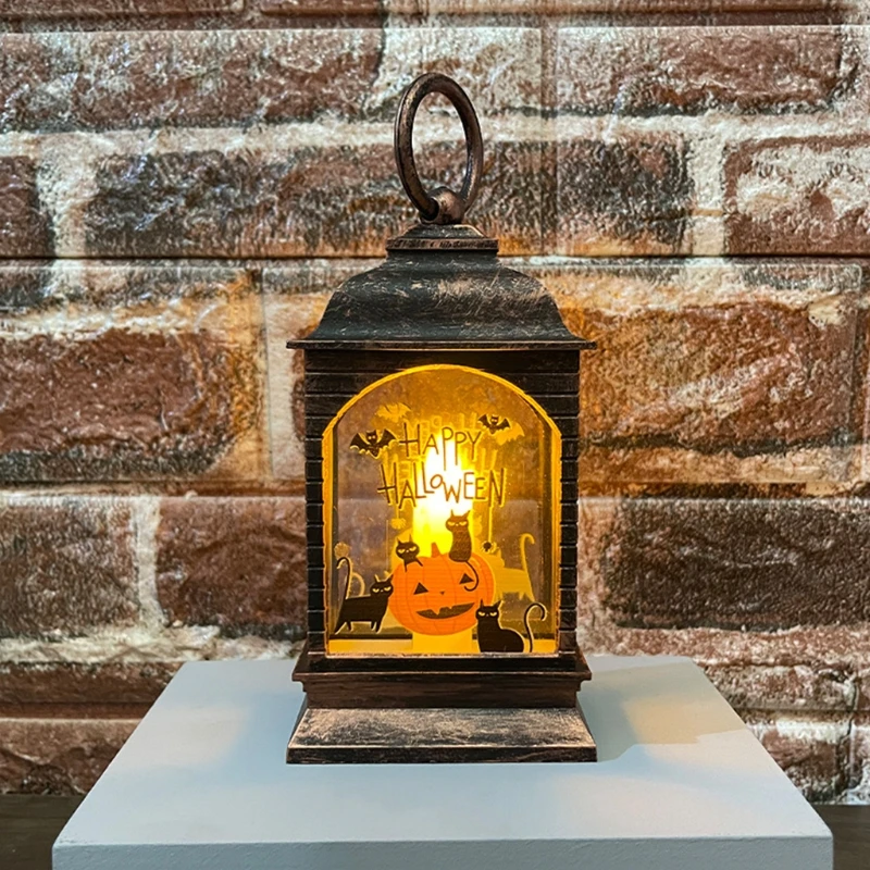 

Hanging Halloween Light Vintage Night Lights LED Party Lantern Ornaments Bar Props Holiday Lamps Decorations for Outdoor