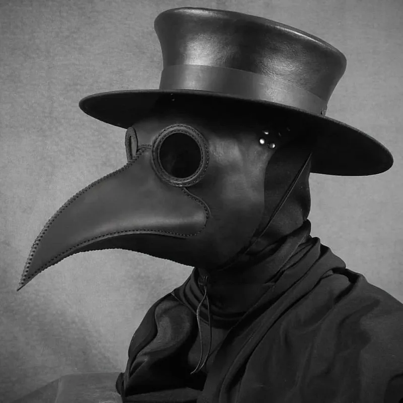 

Plague Doctor Mask Adult Steam Punks Horror Bird Mask PU Doctor Schnabel Masque Cosplay Beak Maske Halloween Prop Carnival