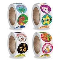 wholesale roll diy thank you childrens toy sticker label sticker 500 stickersroll sticker