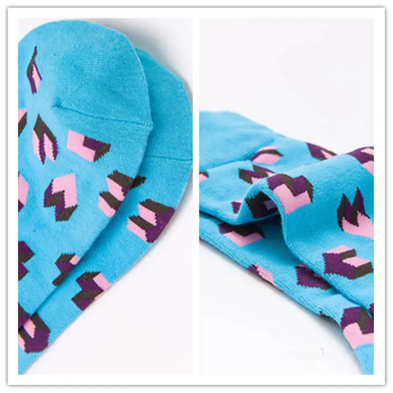 Модные мужские Носки happy цветной Повседневный хлопковый с начесом носок