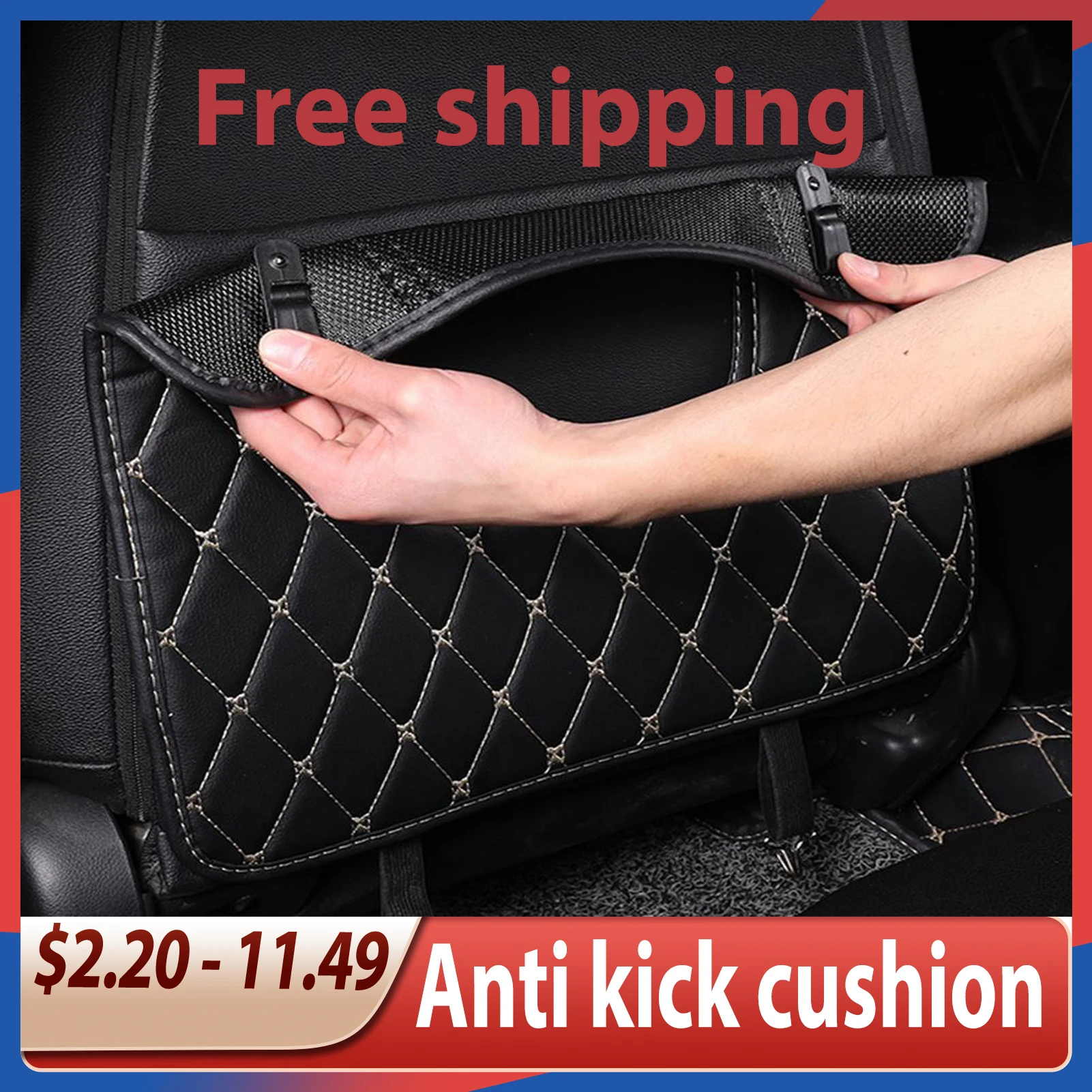 

Universal Car Kick Mat Anti-dirty Storage Seat Cover Child Protection Pads For Back Seats Protector Interiors Car Accessories Ne