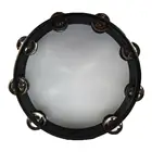 Тамбурин 810 дюйма, двухрядные металлические колокольчики, Ударные музыкальные модные инструменты, металлические колокольчики