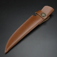 leather knife sheath with waist belt buckle pocket multi function tool protective cover leather sheath belt scabbard pocket