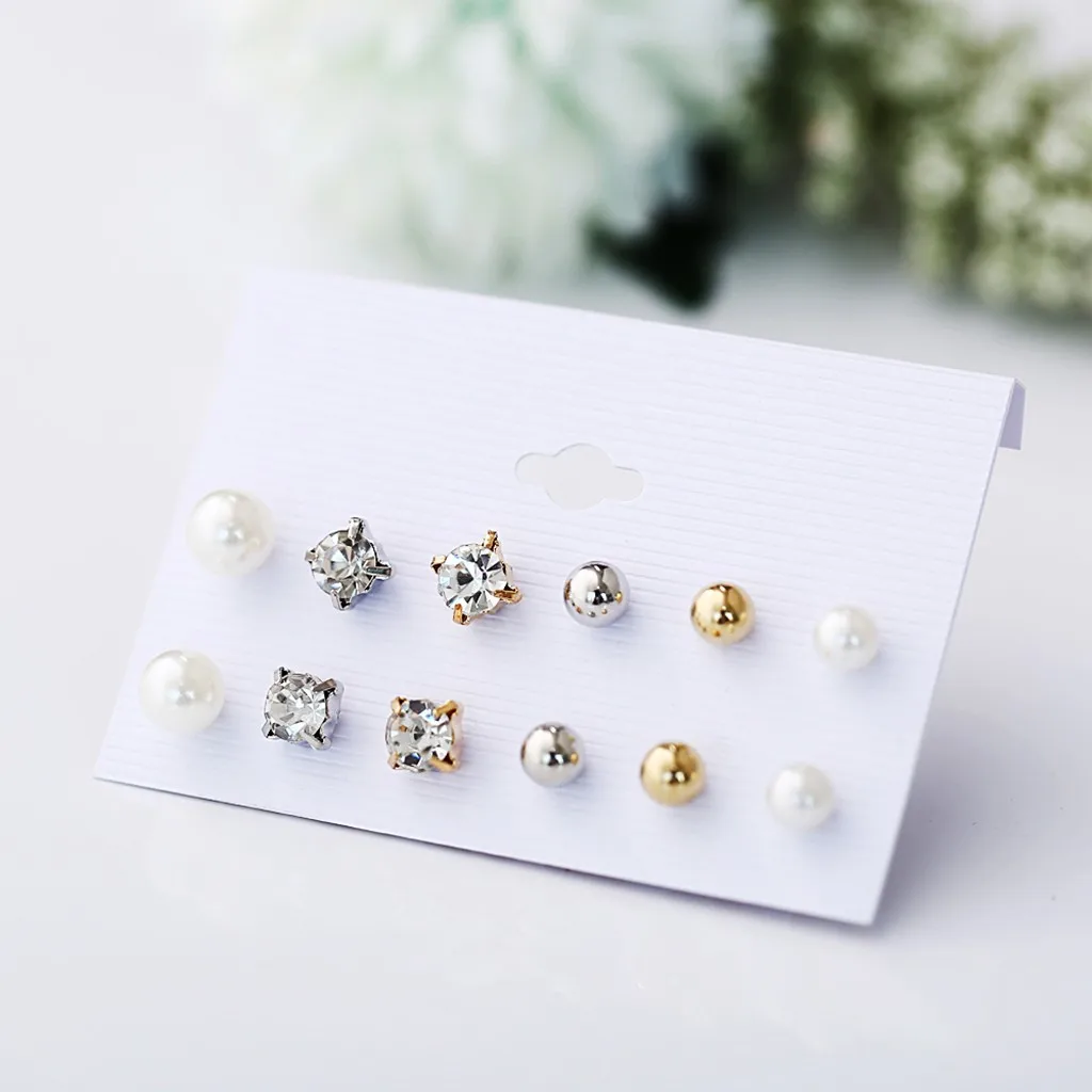 2020 индивидуальные простые инкрустированные бриллиантовые серьги с цветком и