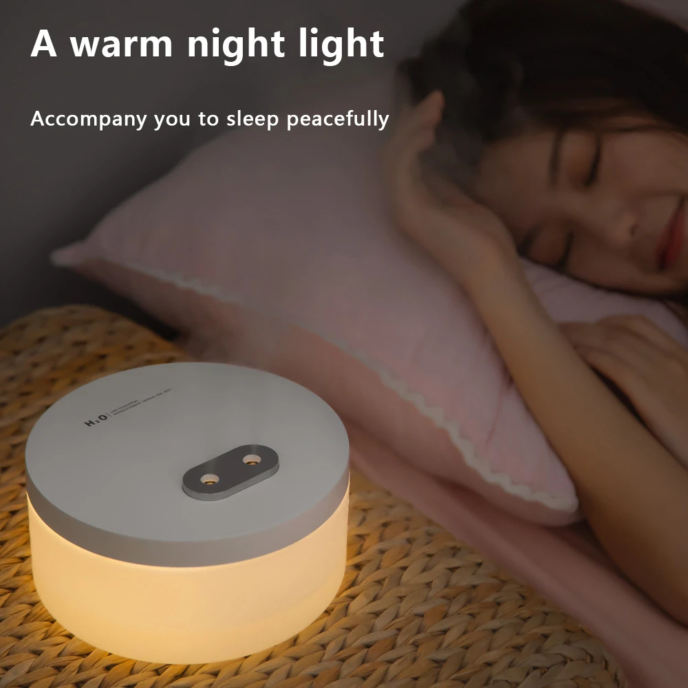 Увлажнитель воздуха большой емкости 1000 мл 2200 мАч с двумя спреями зарядка от USB