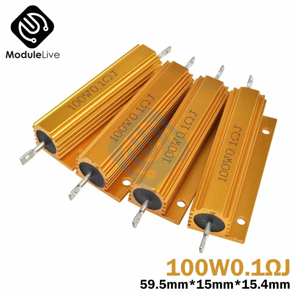 Алюминиевый проволочный резистор, 100 Вт, 1 шт., 5% Вт