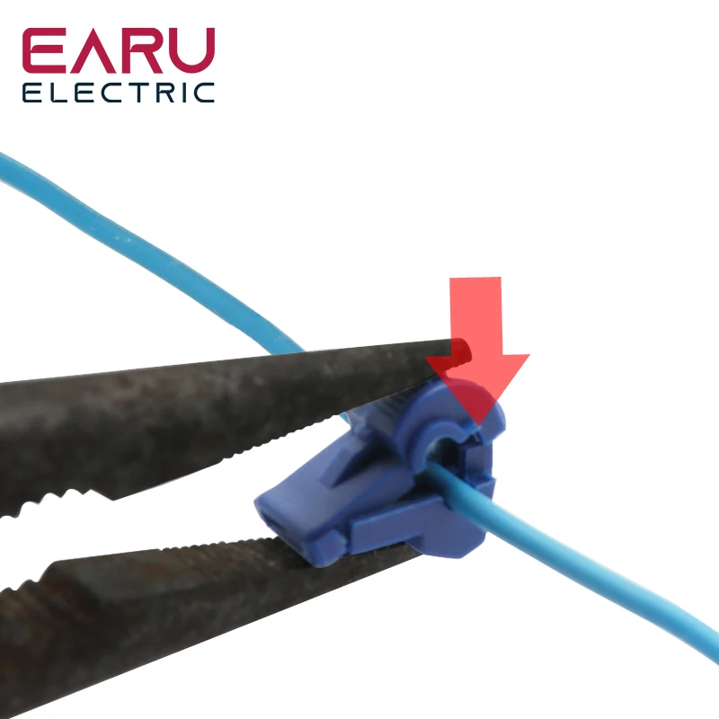 5-25 компл./лот быстрые разъемы для электрических кабелей оснастка проводной