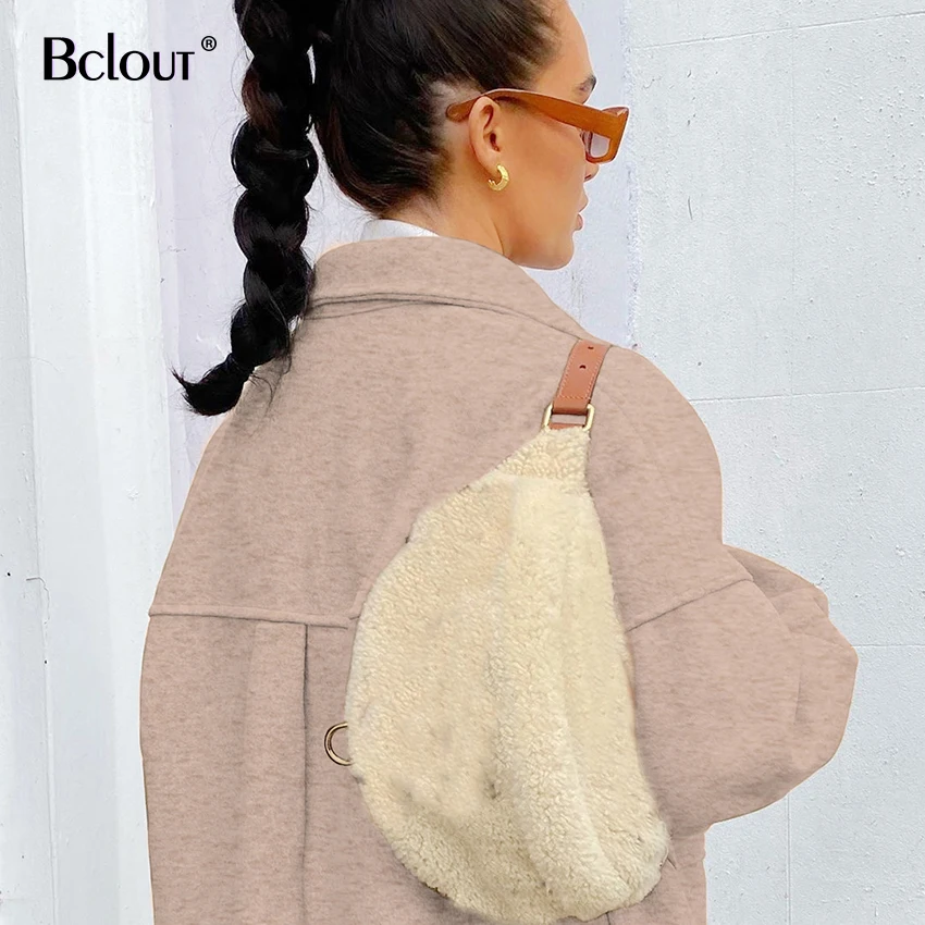 Шерстяное пальто Bclout с длинным рукавом женское осенне-зимнее коричневое