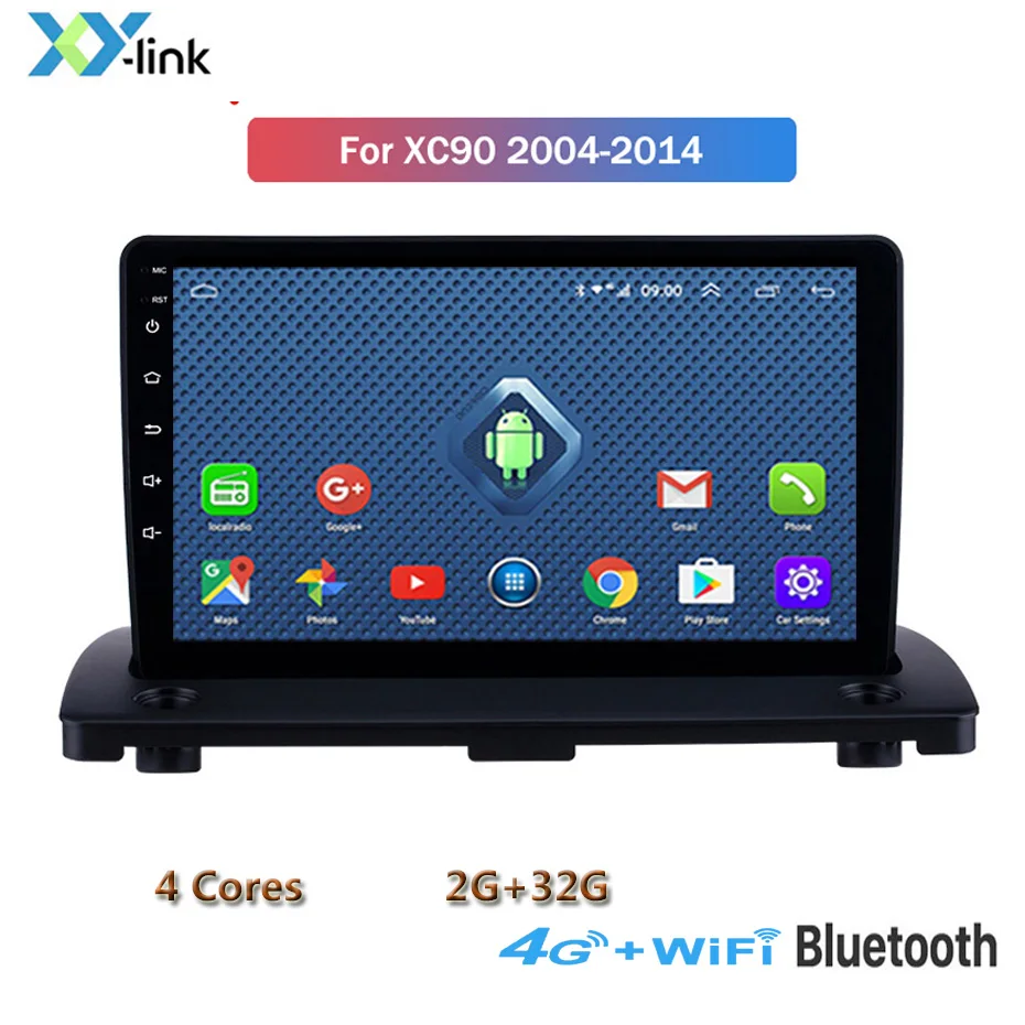 color3 DVD мультимедийный плеер для 2004- Volvo XC90 Android 8,1 9 дюймов автомобиля Радио Стерео головное устройство навигации gps - Цвет: color3
